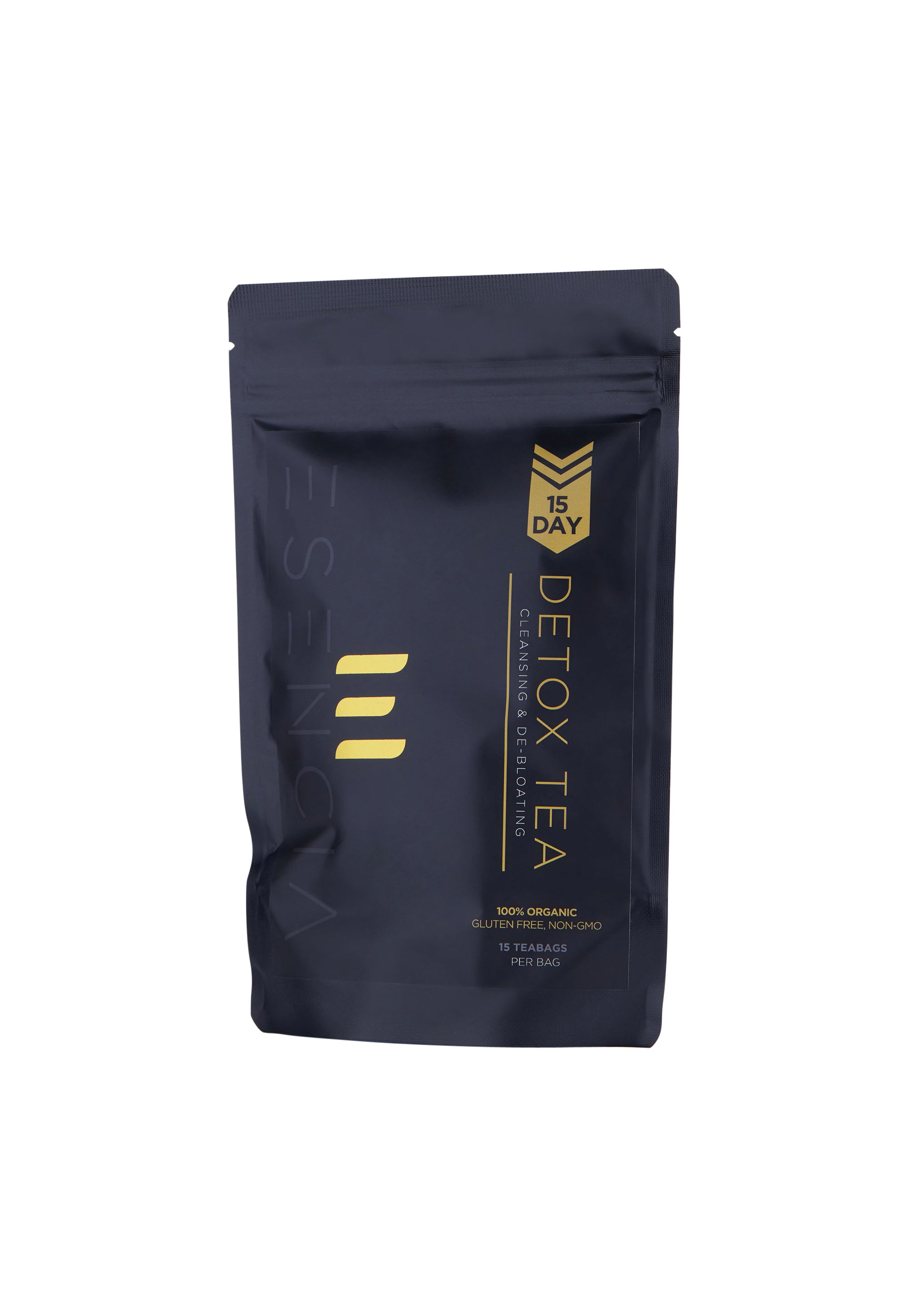 Total Detox Tea 100% Natural Combo - Pineapple Green Tea & Senna For Bloating - 40 Bags